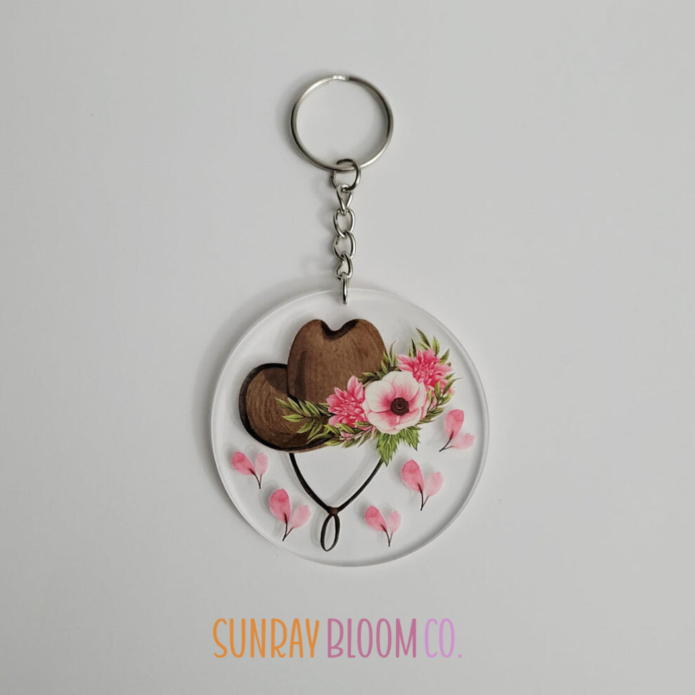 Cowgirl Dreams Acrylic Keychain