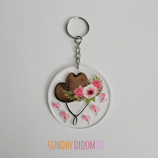 Cowgirl Dreams Acrylic Keychain
