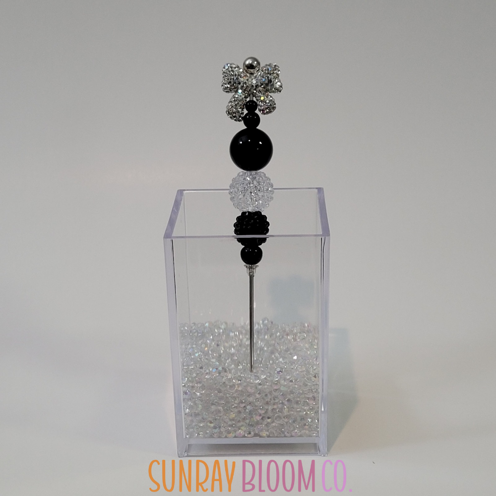 Rhinestone Bow Pokey Weeding Tool
