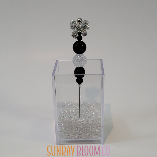 Rhinestone Bow Pokey Weeding Tool