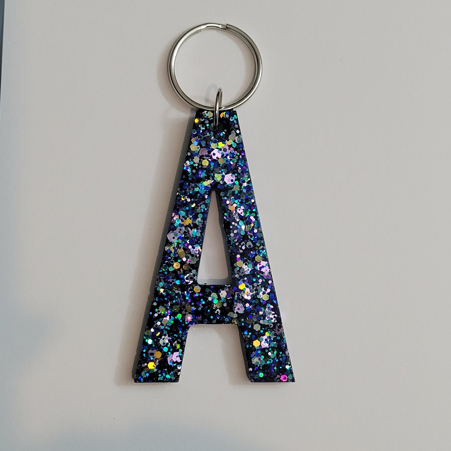 Letter A Personalized Keychain