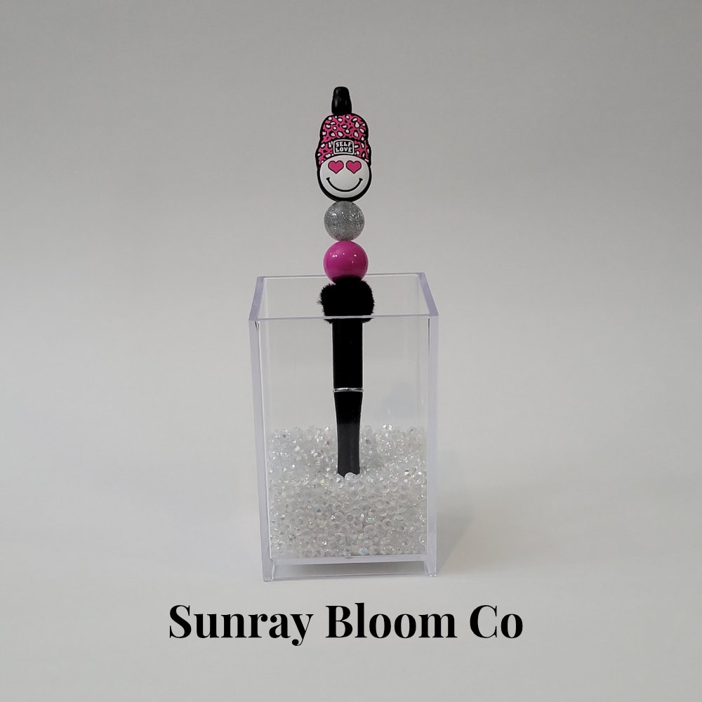 Self Love Smiley Face Extended Pen