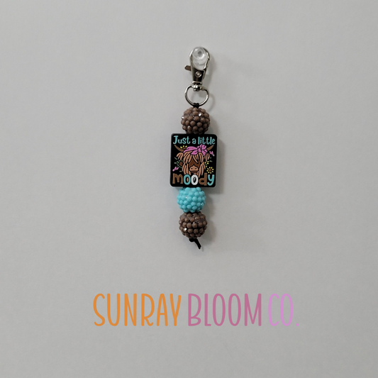 Just a Little Moody Beaded Clip