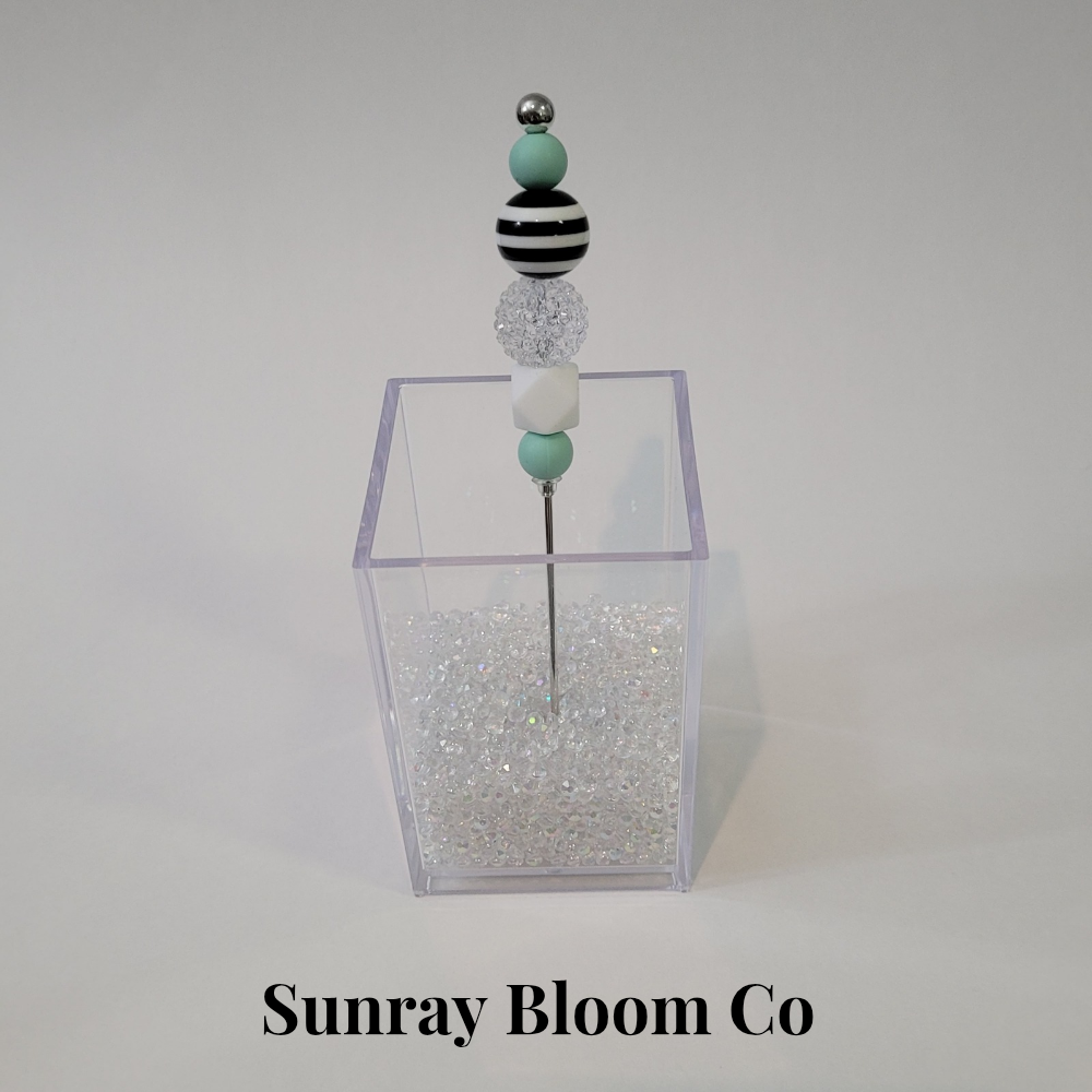 Stripe Turquoise Pokey Weeding Tool
