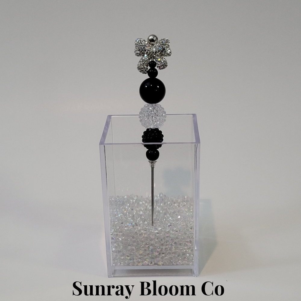 Rhinestone Bow Pokey Weeding Tool