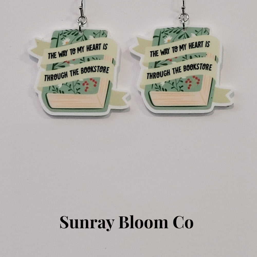 The Way to My Heart Acrylic Earrings
