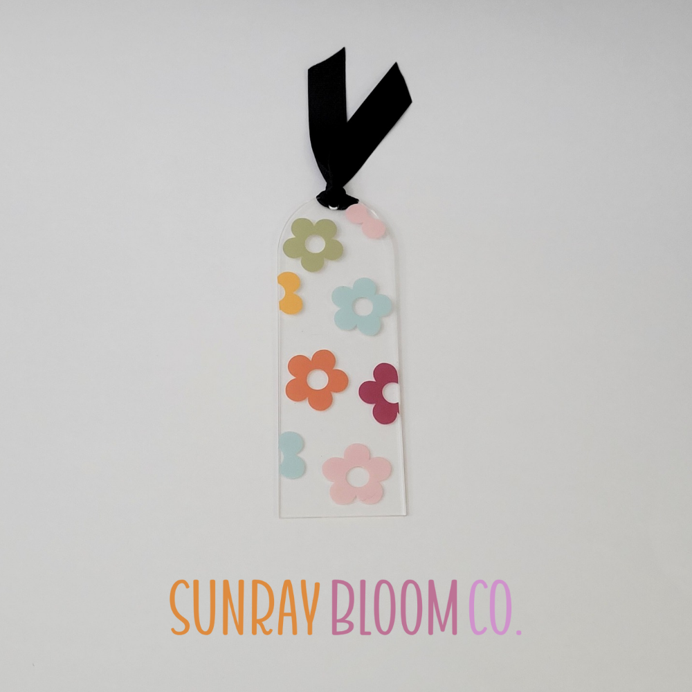 Groovy Flowers Bookmark