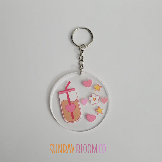Coffee Passion Acrylic Keychain