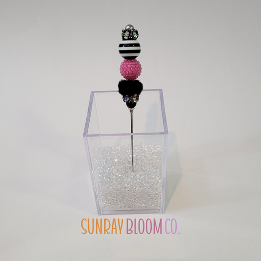 Pink and Stripes Pokey Weeding Tool