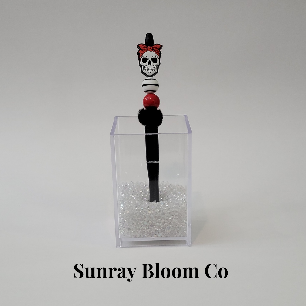 Retro Skully Extended Pen