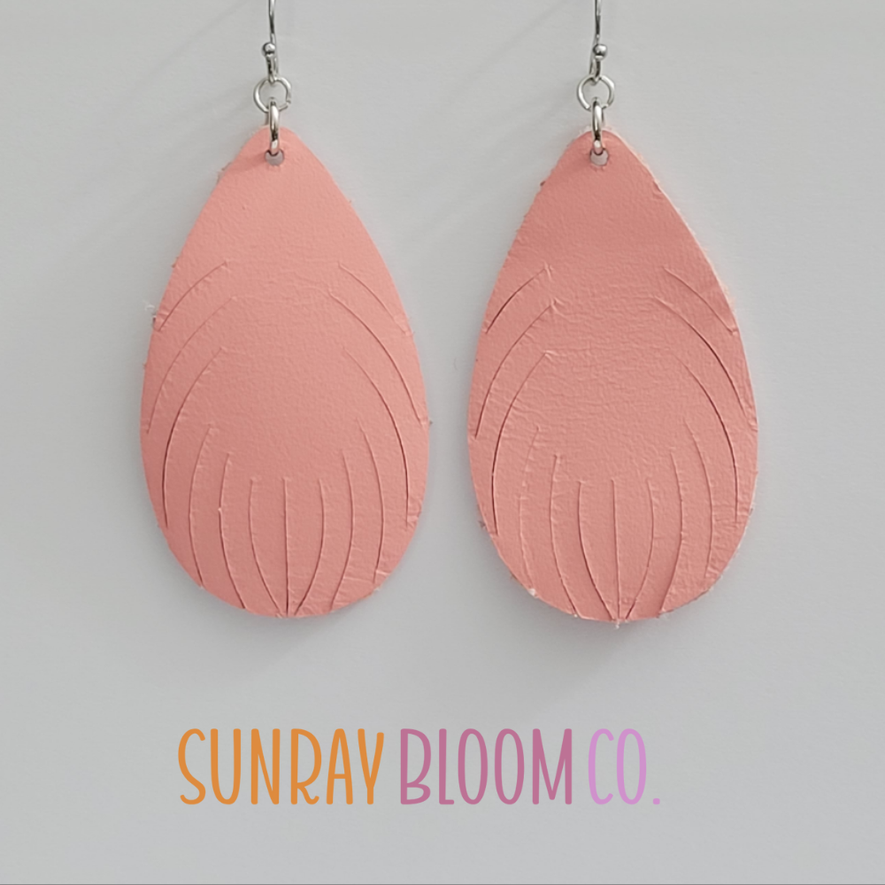 Pink Frills Earrings