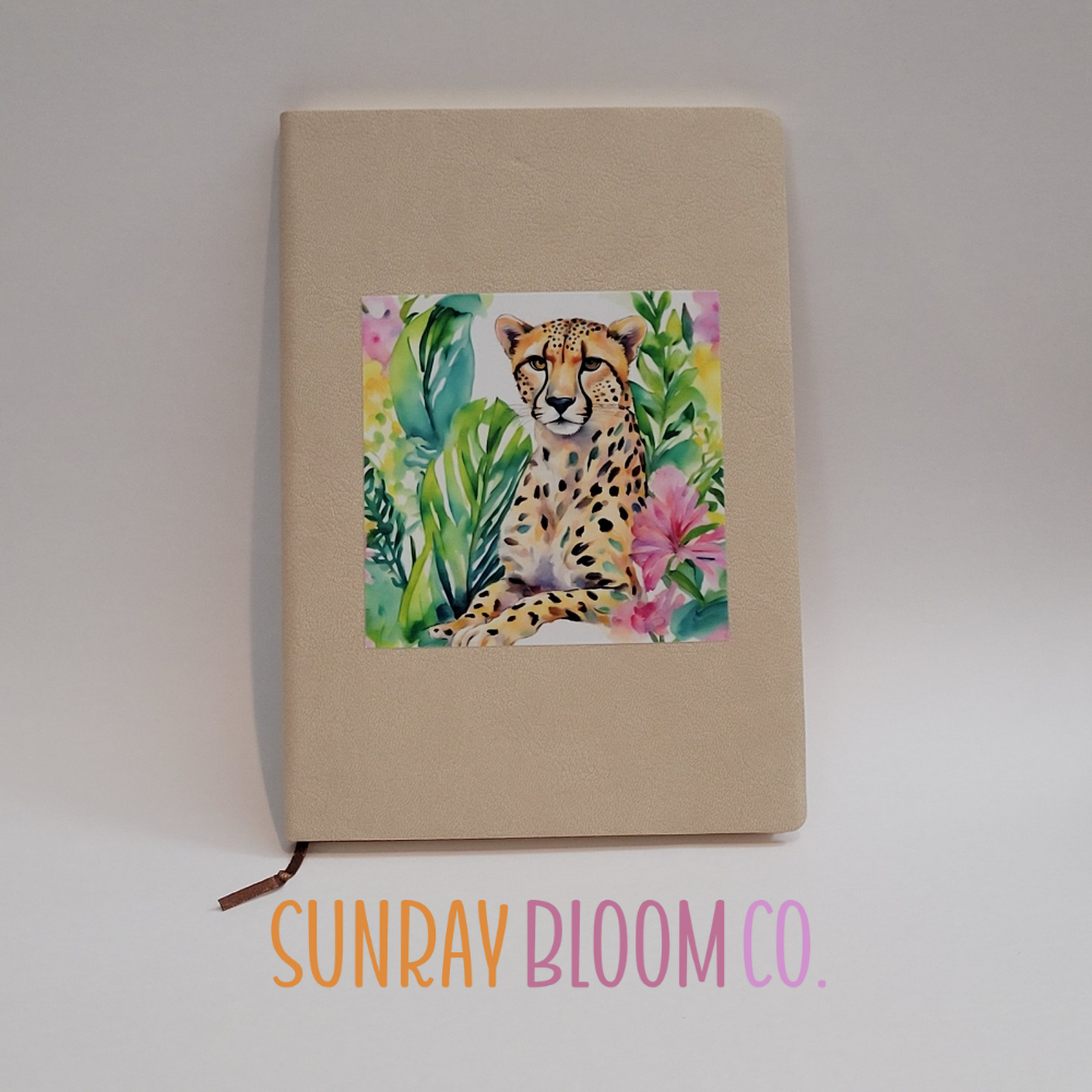 Sitting Leopard Journal Notebook