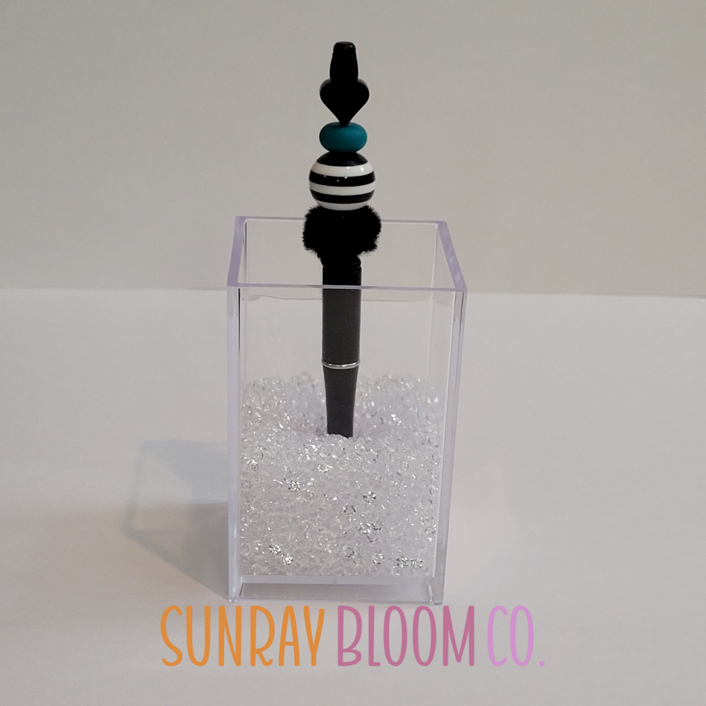 Black Heart Self Compassion Pen