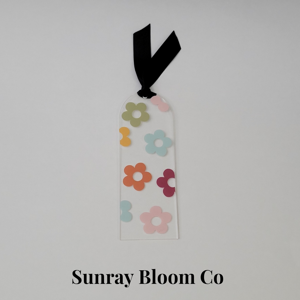 Groovy Flowers Bookmark