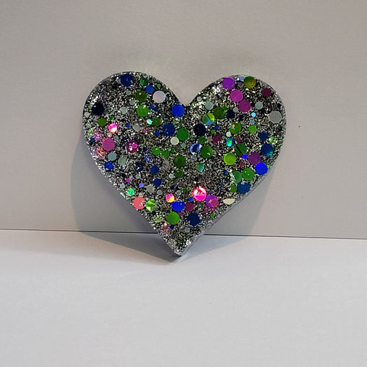 Pink Midnight Wishing Heart