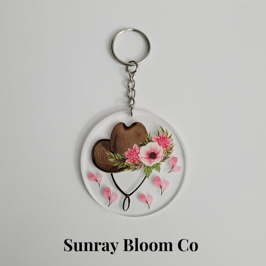 Cowgirl Dreams Acrylic Keychain
