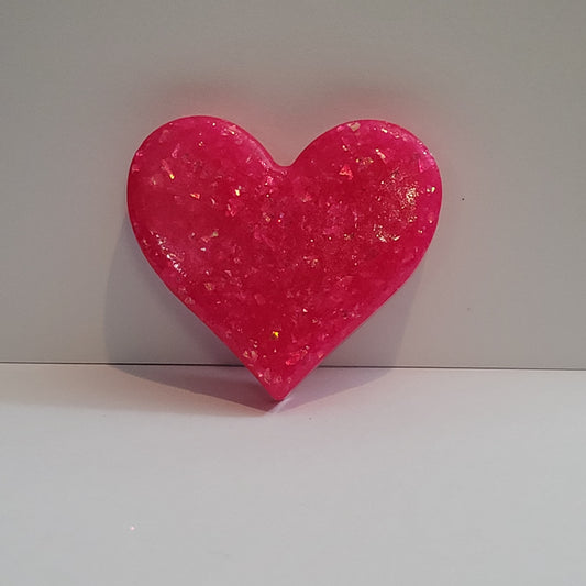 Hot Pink Wishing Heart