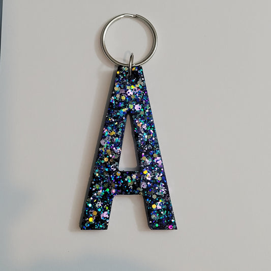 Letter A Personalized Keychain