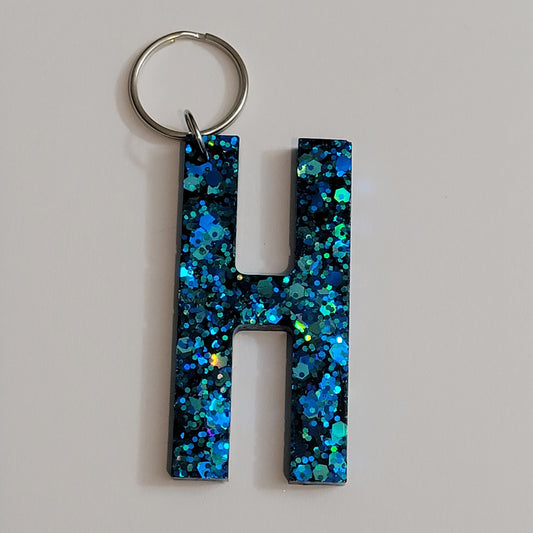 Letter H Personalized Keychain