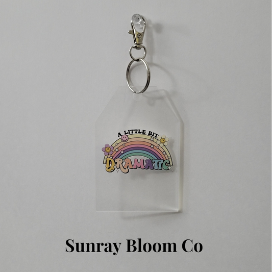 A Little Dramatic Bag Tag