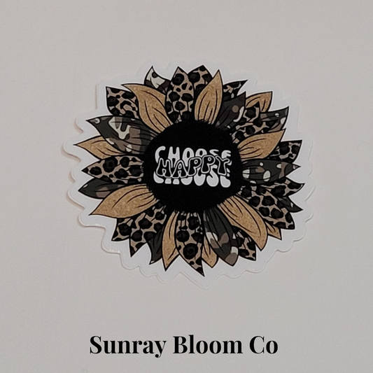 Choose Happy Sticker