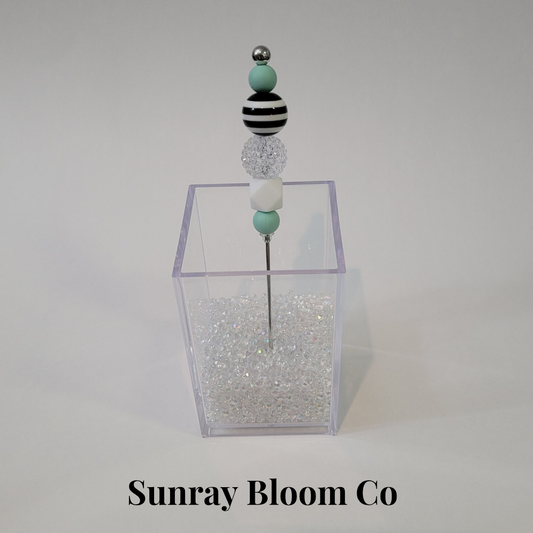 Stripe Turquoise Pokey Weeding Tool