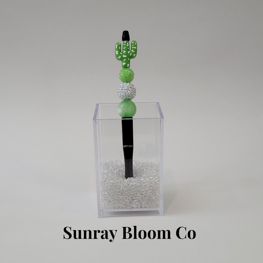Green Cactus Extended Pen