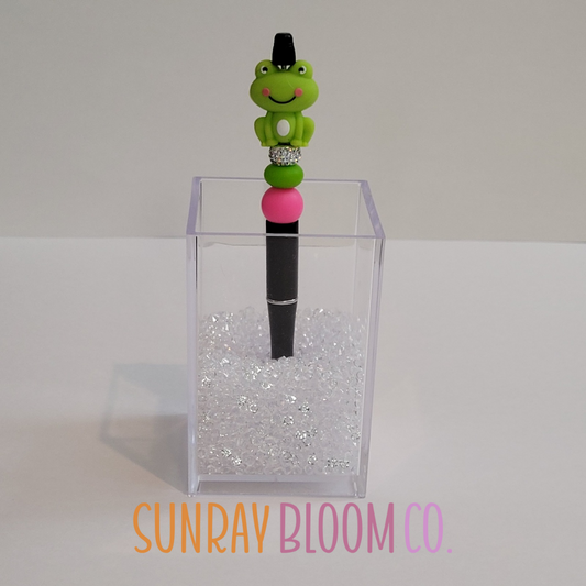 Happy Frog Focal Bead Pen
