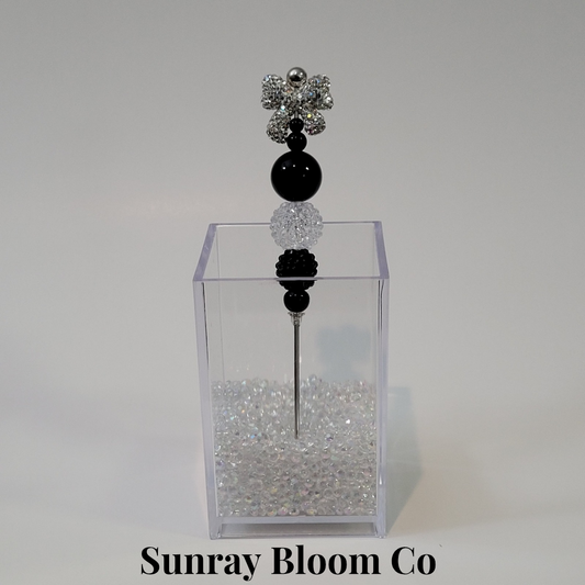 Rhinestone Bow Pokey Weeding Tool