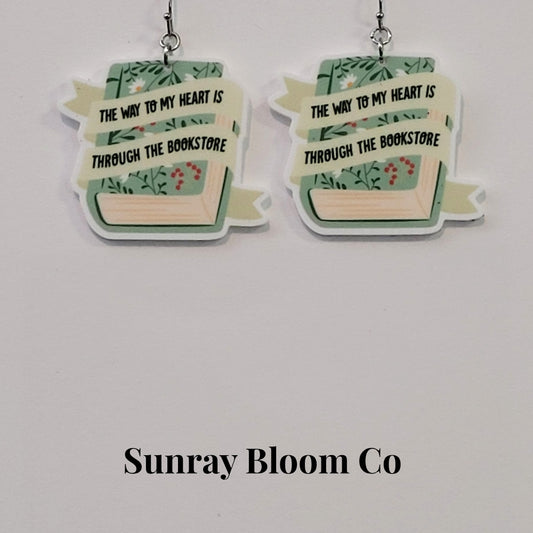 The Way to My Heart Acrylic Earrings