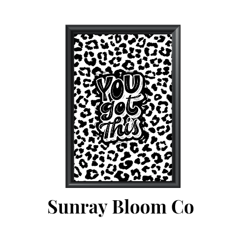 You Got This Leopard Print 4x6