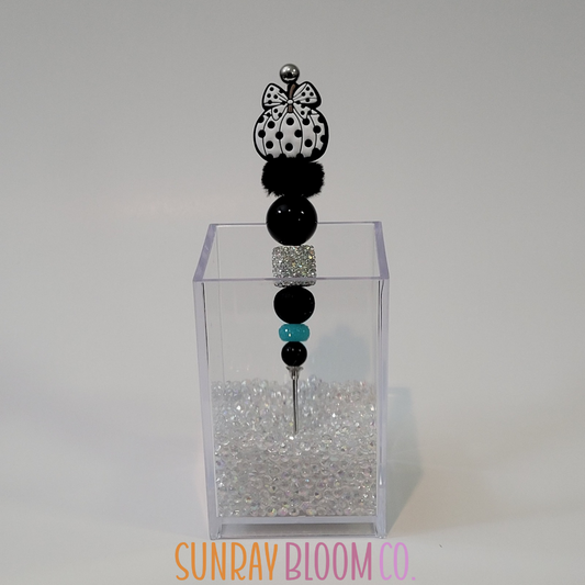 Polka Dot Pumpkin Pokey Weeding Tool