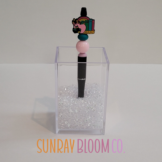 Apple and Books Teacher Pen