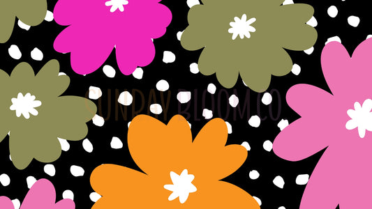 Colorful Flowers Desktop Wallpaper