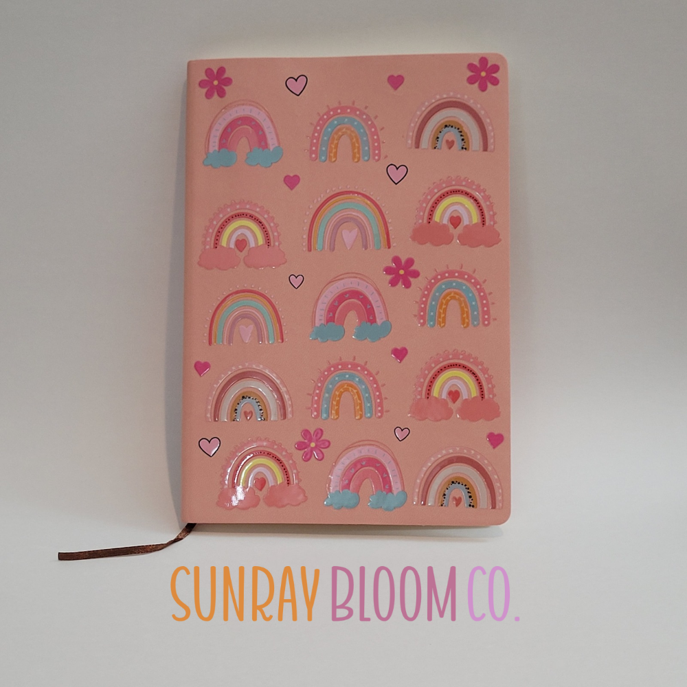 Colorful Rainbows Journal Notebook