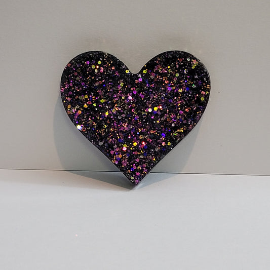 Purple Mystic Wishing Heart