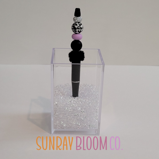Lavender and Leopard Pen