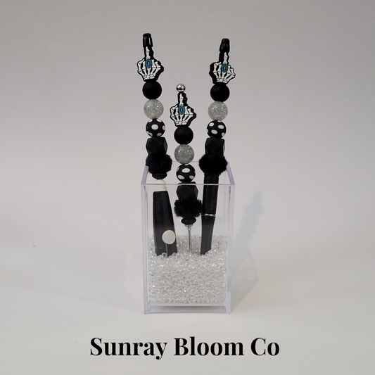 Middle Finger Skully Matching Essentials Set