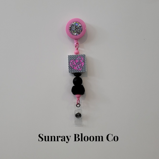 It's Okay to Feel a Lot Beaded Badge