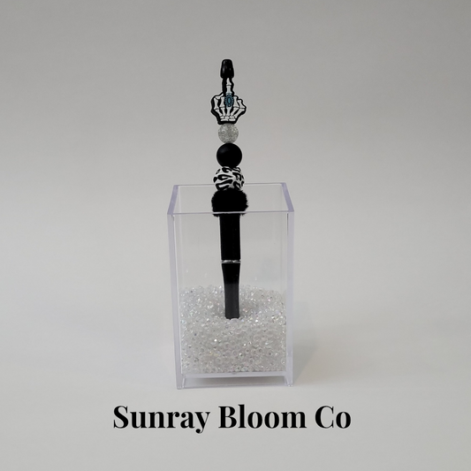 Middle Finger Skully Extended Pen