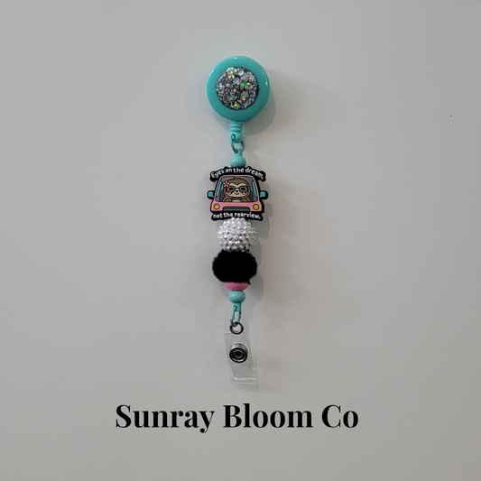 Eyes on the Dream Beaded Badge