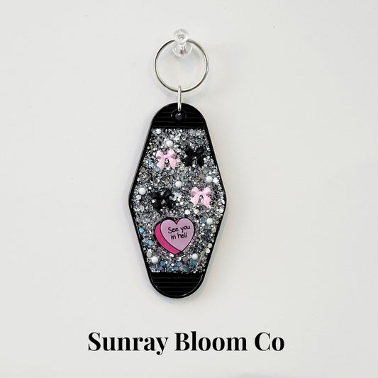 See You in Hell Creative Keychain