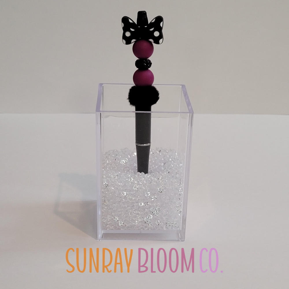 Purple Inspired Minnie Mouse Pen