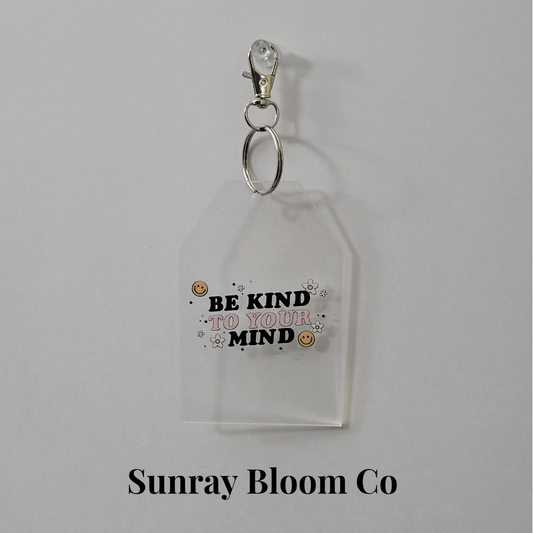 Be Kind to Your Mind Bag Tag