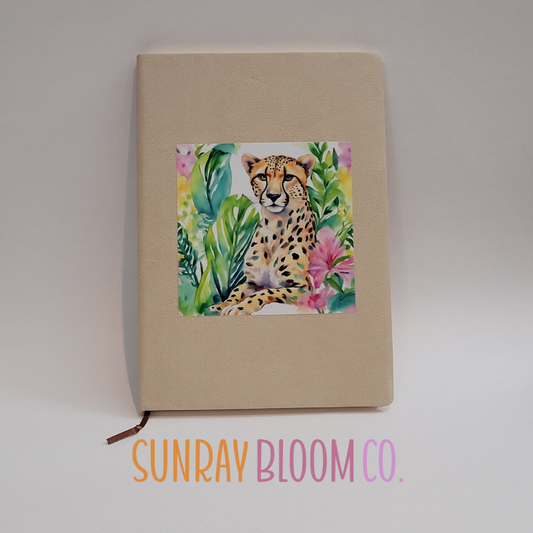 Sitting Leopard Journal Notebook