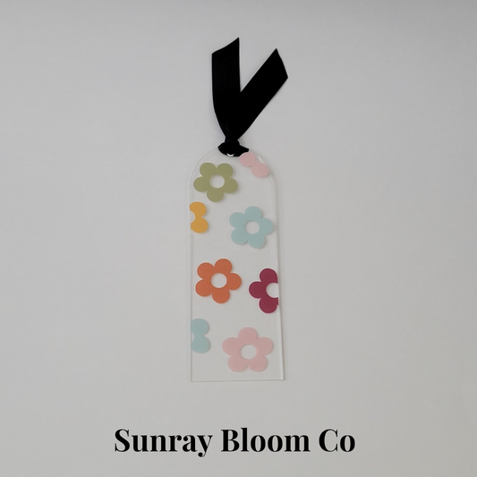 Groovy Flowers Bookmark