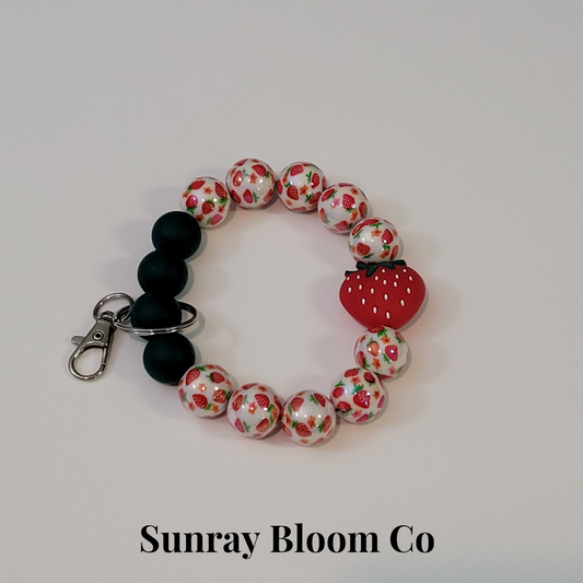 Strawberry Passion Wristlet